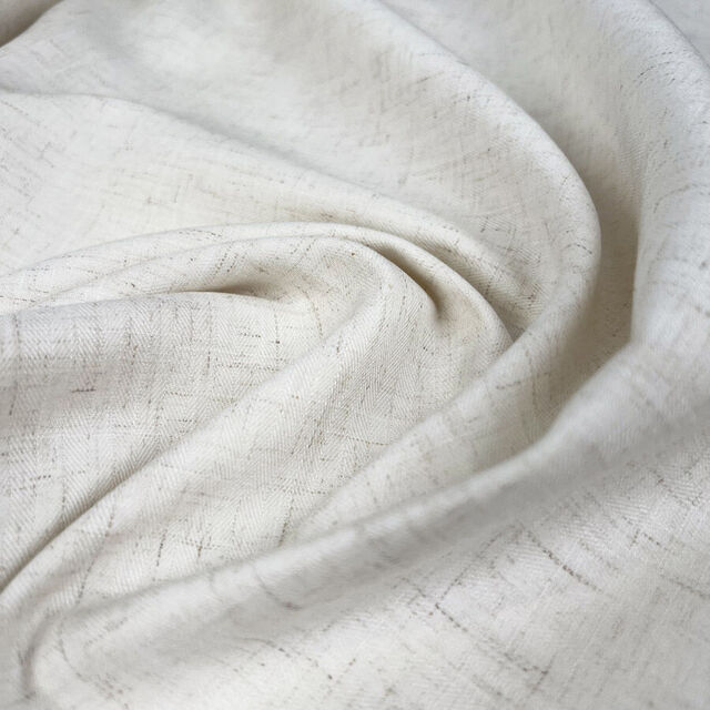 Bamboo Linen Tweed - Natural