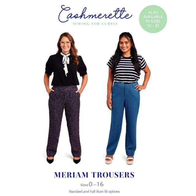 Cashmerette - Meriam Trousers Pattern (US 0-16)