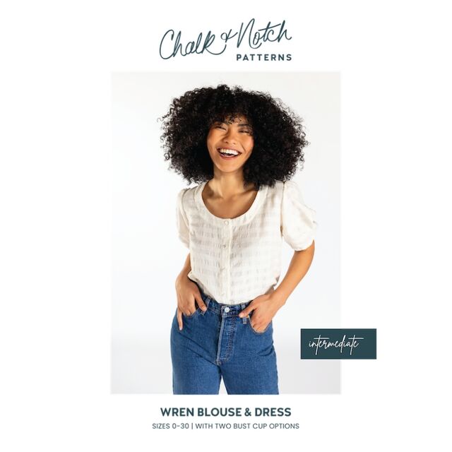 Chalk & Notch - Wren Blouse & Dress Pattern