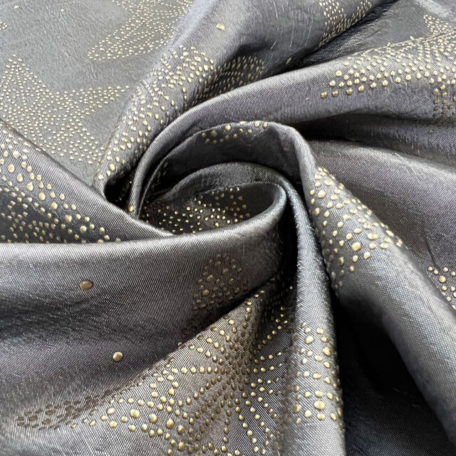 Taffeta - Star Studded Silver