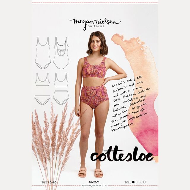 Megan Nielsen - Cottesloe Swimsuit & Bikini Pattern