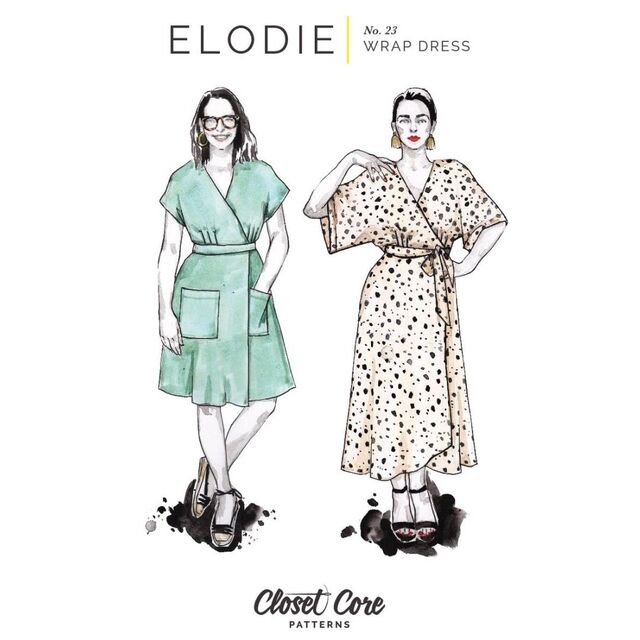 Closet Core Patterns - Elodie Wrap Dress Pattern
