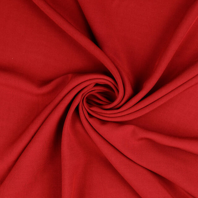 Fine Viscose Plain - Crimson