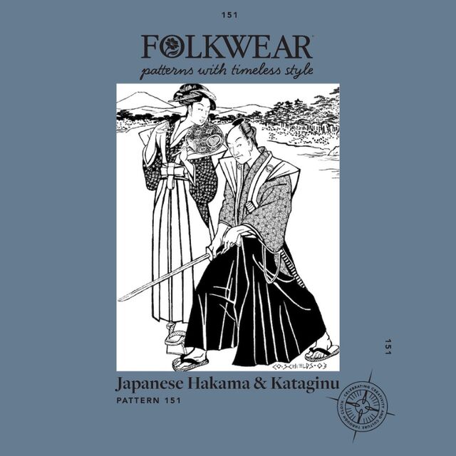 Folkwear - Unisex Japanese Hakama & Kataginu Pattern