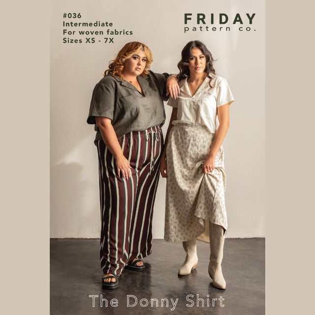 Friday Pattern Company - Donny Shirt Pattern