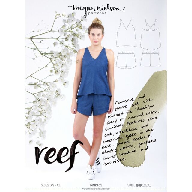 Megan Nielsen - Reef Camisole & Shorts Set Pattern