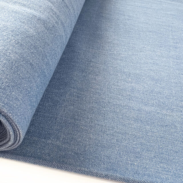8oz Washed Denim - Pale Blue