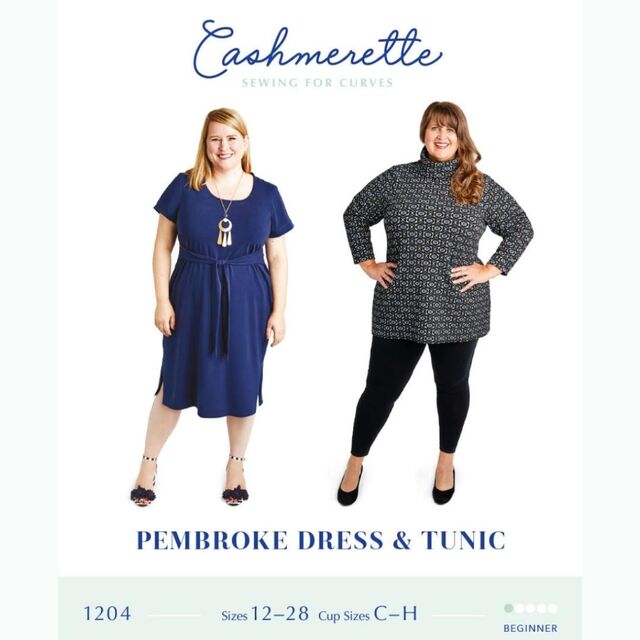 Cashmerette - Pembroke Dress & Tunic Pattern (US 12-28)