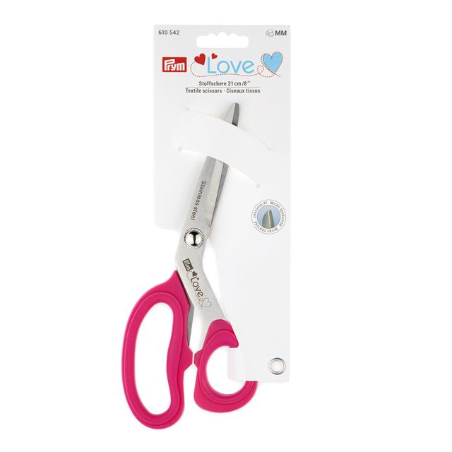 Prym Love - Textile Scissors - Pink (21cm)