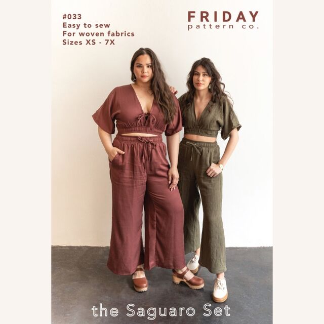 Friday Pattern Company - Saguaro Top & Trousers Pattern