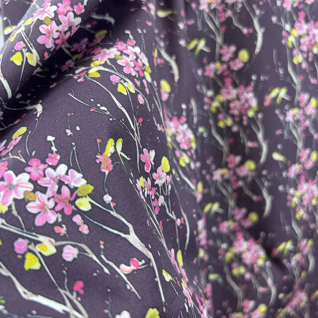 Voyage - Armathwaite Blossom Plum Ness Poplin Cotton