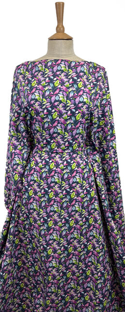 Voyage - Brympton Parma Navy Ness Poplin Cotton