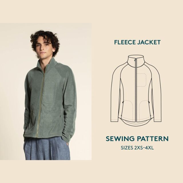 Wardrobe By Me - Men’s Fleece Jacket Pattern